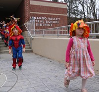 afternoon Halloween Parade at Port Dickinson Elementary