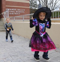 afternoon Halloween Parade at Port Dickinson Elementary