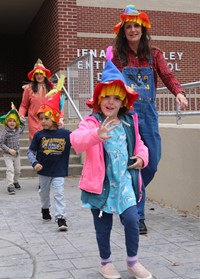 afternoon Halloween Parade at Port Dickinson Elementary