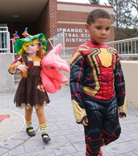 afternoon Halloween Parade at Port Dickinson Elementary