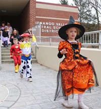 afternoon Halloween Parade at Port Dickinson Elementary