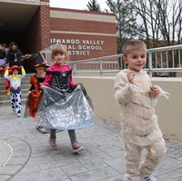 afternoon Halloween Parade at Port Dickinson Elementary