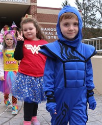 afternoon Halloween Parade at Port Dickinson Elementary