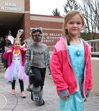afternoon Halloween Parade at Port Dickinson Elementary