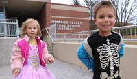 afternoon Halloween Parade at Port Dickinson Elementary