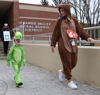 afternoon Halloween Parade at Port Dickinson Elementary