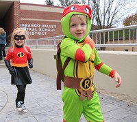 afternoon Halloween Parade at Port Dickinson Elementary