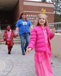 afternoon Halloween Parade at Port Dickinson Elementary