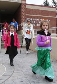 afternoon Halloween Parade at Port Dickinson Elementary