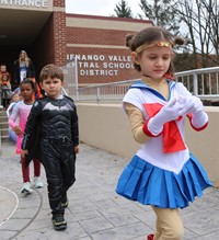 afternoon Halloween Parade at Port Dickinson Elementary