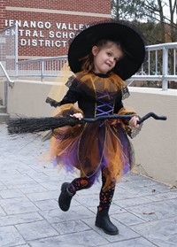 afternoon Halloween Parade at Port Dickinson Elementary