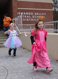 afternoon Halloween Parade at Port Dickinson Elementary