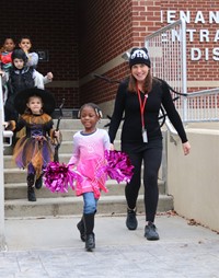 afternoon Halloween Parade at Port Dickinson Elementary