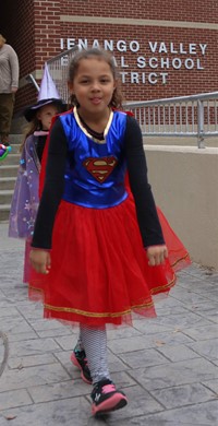 afternoon Halloween Parade at Port Dickinson Elementary