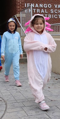 afternoon Halloween Parade at Port Dickinson Elementary