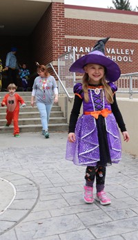 afternoon Halloween Parade at Port Dickinson Elementary