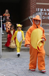 afternoon Halloween Parade at Port Dickinson Elementary