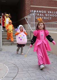 afternoon Halloween Parade at Port Dickinson Elementary