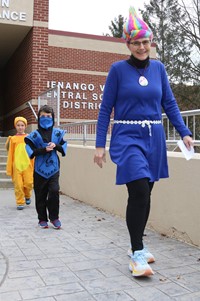 afternoon Halloween Parade at Port Dickinson Elementary