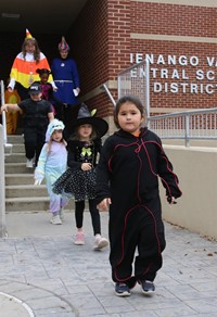 afternoon Halloween Parade at Port Dickinson Elementary