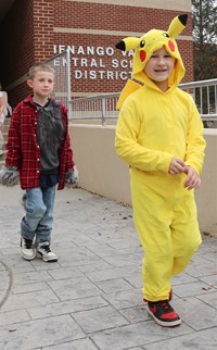 afternoon Halloween Parade at Port Dickinson Elementary