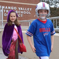 afternoon Halloween Parade at Port Dickinson Elementary