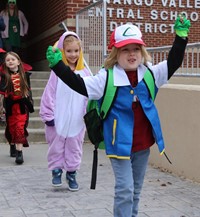 afternoon Halloween Parade at Port Dickinson Elementary