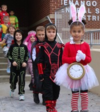 afternoon Halloween Parade at Port Dickinson Elementary