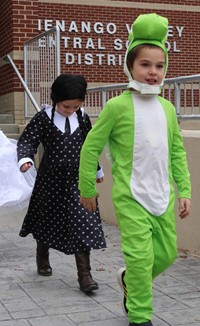 afternoon Halloween Parade at Port Dickinson Elementary