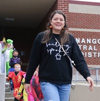 afternoon Halloween Parade at Port Dickinson Elementary