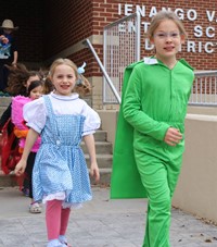 afternoon Halloween Parade at Port Dickinson Elementary