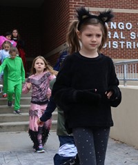 afternoon Halloween Parade at Port Dickinson Elementary