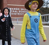 afternoon Halloween Parade at Port Dickinson Elementary