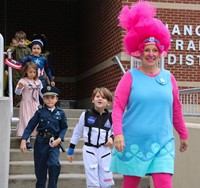 afternoon Halloween Parade at Port Dickinson Elementary