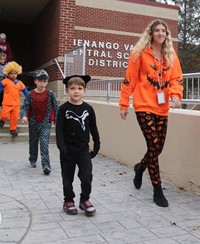 afternoon Halloween Parade at Port Dickinson Elementary