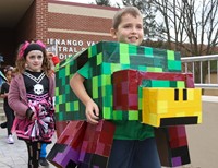 afternoon Halloween Parade at Port Dickinson Elementary