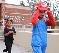 afternoon Halloween Parade at Port Dickinson Elementary