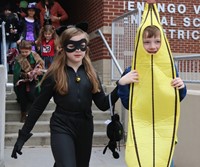 afternoon Halloween Parade at Port Dickinson Elementary