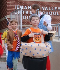 afternoon Halloween Parade at Port Dickinson Elementary