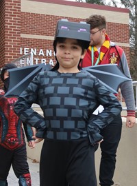 afternoon Halloween Parade at Port Dickinson Elementary