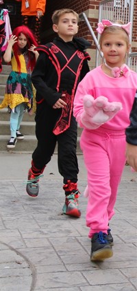 afternoon Halloween Parade at Port Dickinson Elementary