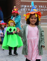 afternoon Halloween Parade at Port Dickinson Elementary