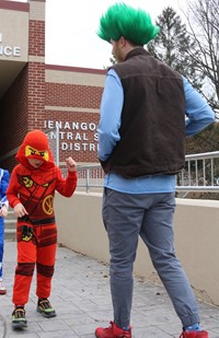 afternoon Halloween Parade at Port Dickinson Elementary