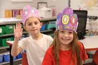 students on 100th day of school