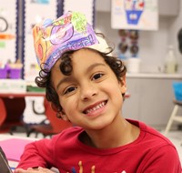 student on 100th day of school