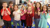 student on 100th day of school