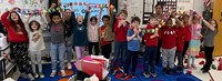 student on 100th day of school