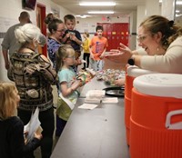 people at STEAM Night event