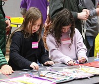 people at STEAM Night event