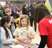 people at STEAM Night event